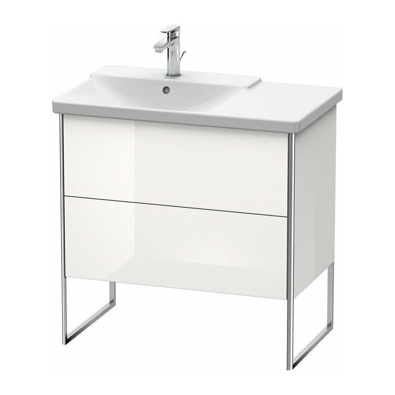 

Duravit - Mueble bajo lavabo XSQUARE lavabo izquierdo 805x810x473mm blanco lila satinado