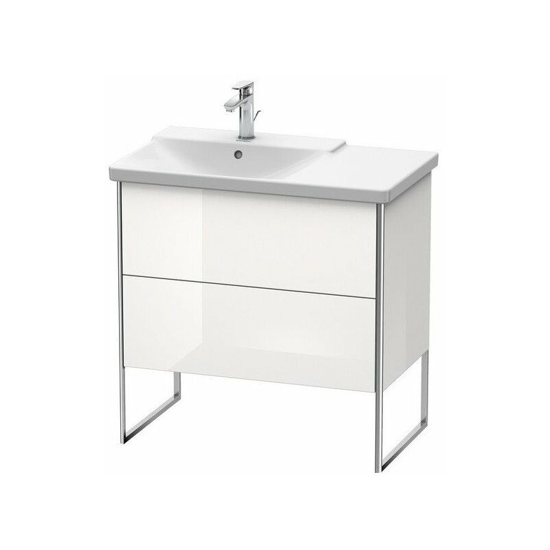 

Duravit - Mueble bajo lavabo XSQUARE lavabo izquierdo 805x810x473mm blanco brillo