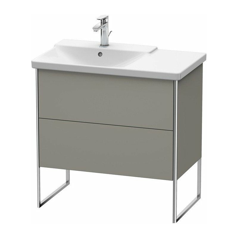 

Duravit - Mueble bajo lavabo XSQUARE lavabo izquierdo 805x810x473mm steingr sdm