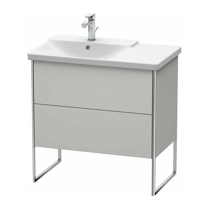 

Duravit - Mueble bajo lavabo XSQUARE lavabo izquierdo 805x810x473mm blanco nórdico