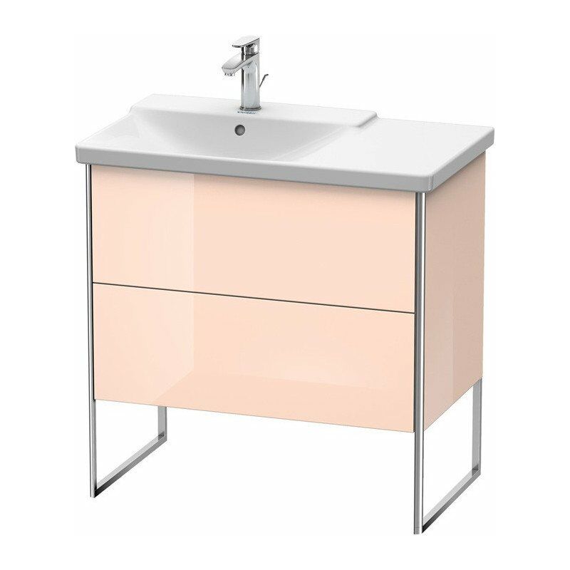 

Duravit - Mueble bajo lavabo XSQUARE lavabo izquierdo 805x810x473mm perla albaricoque alto brillo
