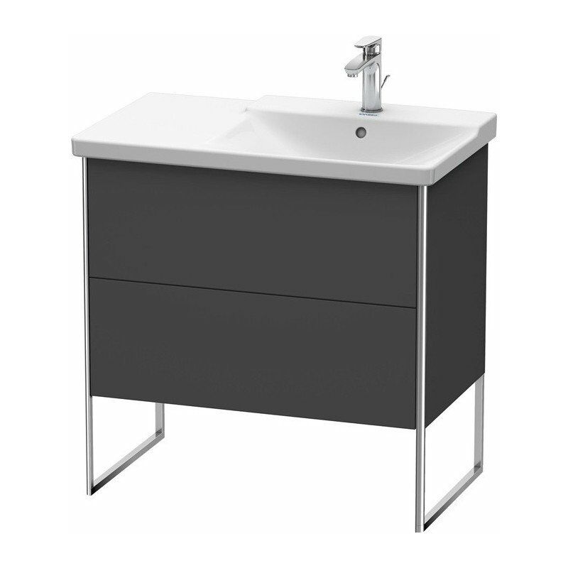 

Duravit - Mueble bajo lavabo XSQUARE lavabo recto 805x810x473mm grafito mate