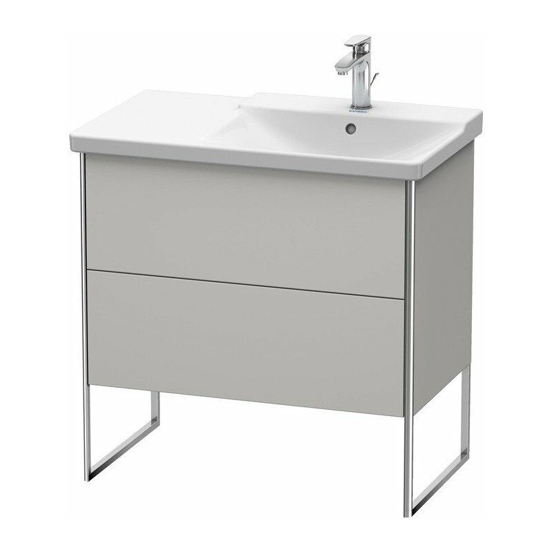 

Duravit - Mueble bajo lavabo XSQUARE lavabo recto 805x810x473mm hormigón