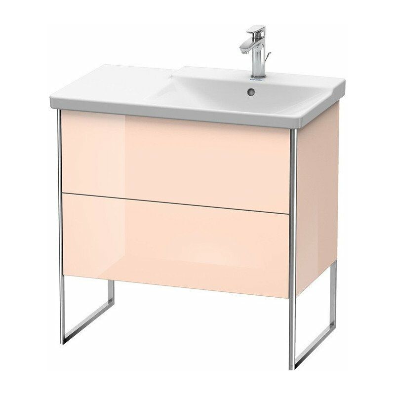 

Duravit - Mueble bajo lavabo XSQUARE lavabo recto 805x810x473mm perla albaricoque alto brillo