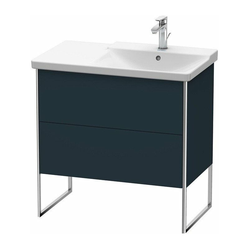 

Duravit - XSQUARE Mueble bajo lavabo recto 805x810x473mm Azul medianoche semibrillante