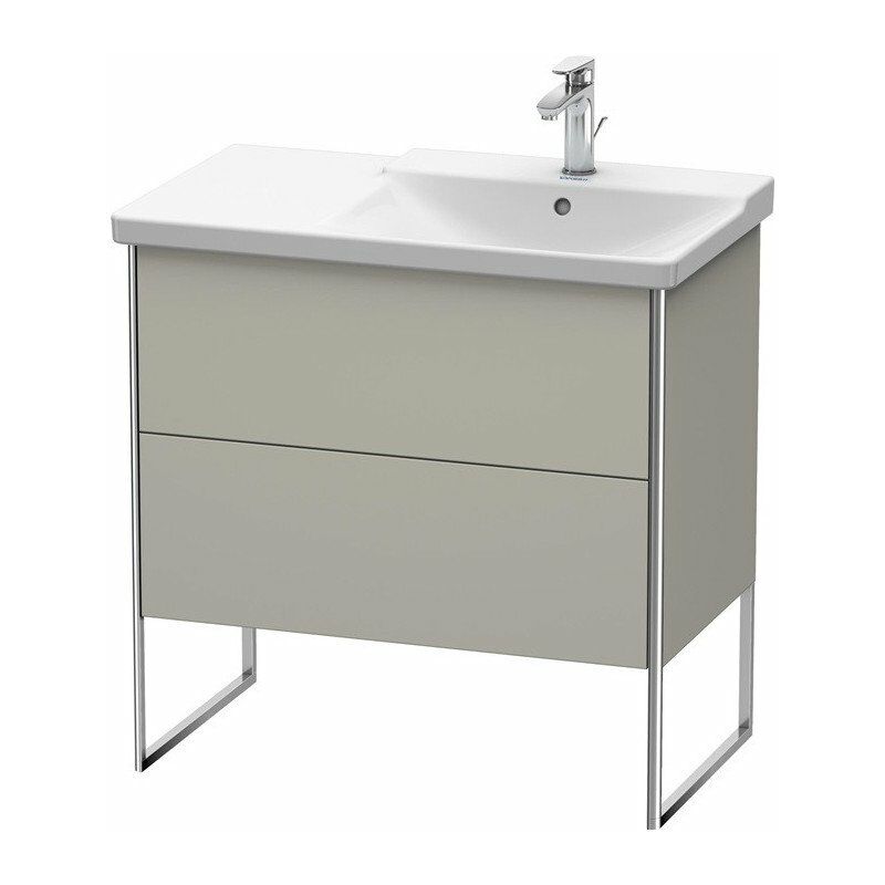 

Duravit - Mueble bajo lavabo XSQUARE lavabo recto 805x810x473mm taupe sdm