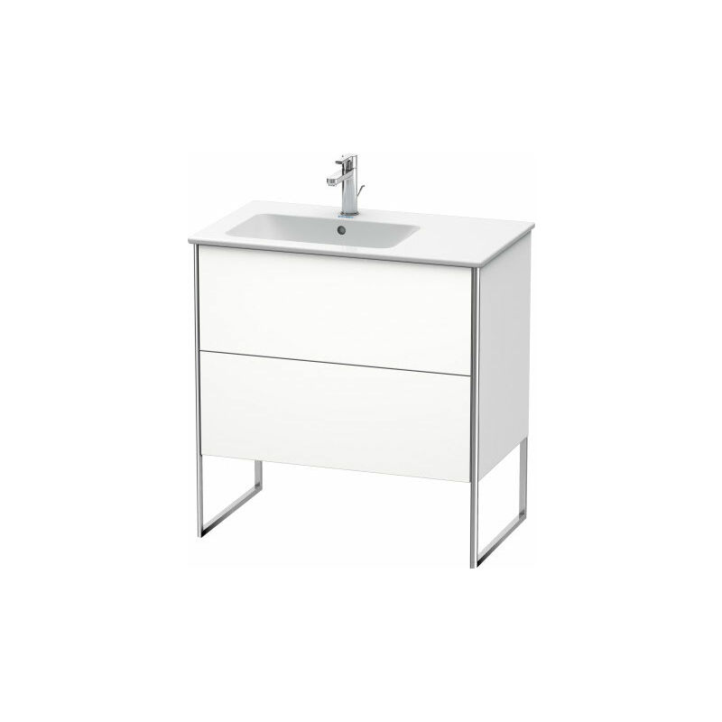 

Duravit XSquare Vanity unit vertical 81.0 x 47.8 cm, 2 cajones, para lavabo ME de Starck 234583, lavabo a la izquierda, Color (frente/cuerpo): Laca