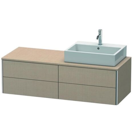 Duravit XSquare Waschtischunterbau wandhängend 140,0 x 54,8 cm, 4