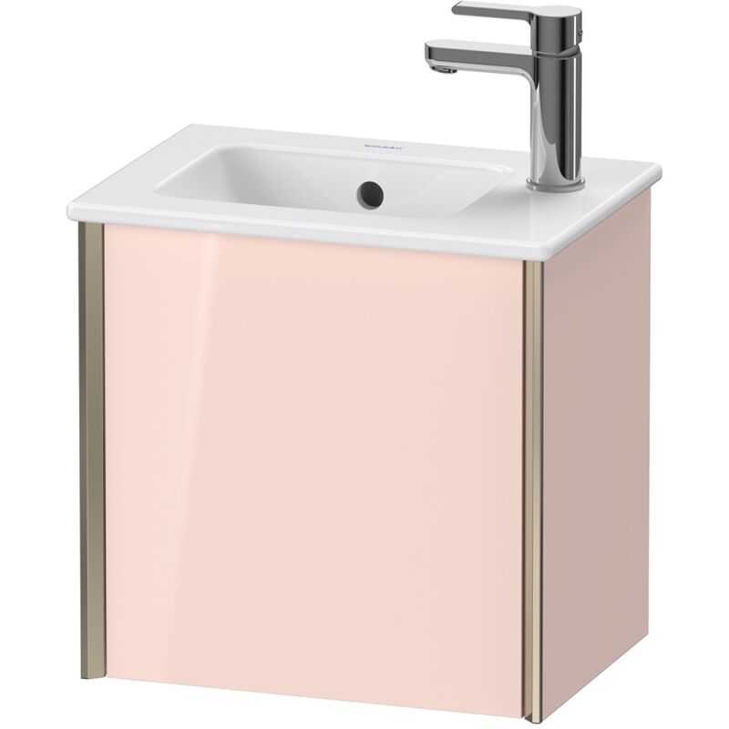 

Duravit XViu 4024 Mueble bajo lavabo mural, 1 puerta a la derecha, para lavabo ME by Starck 072343, 410x290 mm, Color (frente/cuerpo): champagne