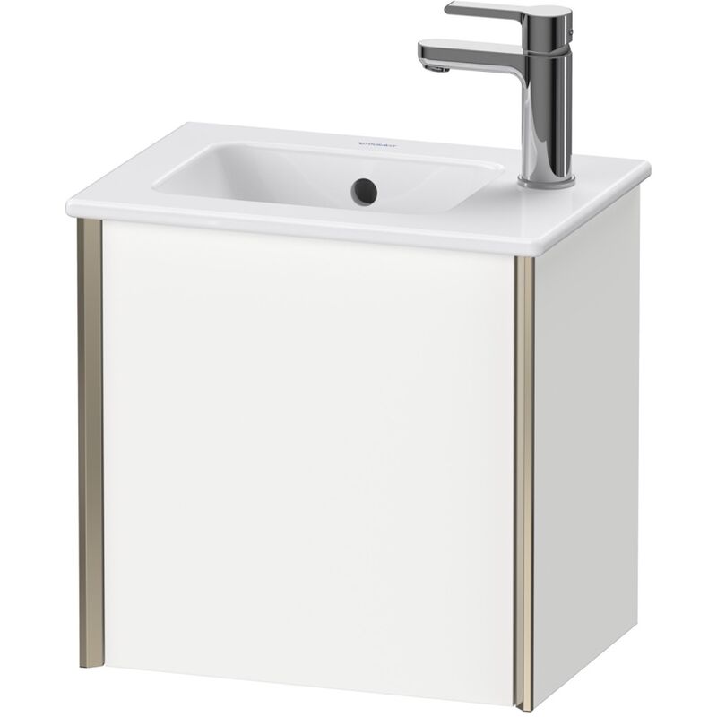 

Duravit XViu 4024 Mueble bajo lavabo mural, 1 puerta a la derecha, para lavabo ME by Starck 072343, 410x290 mm, Color (frente/cuerpo): champán