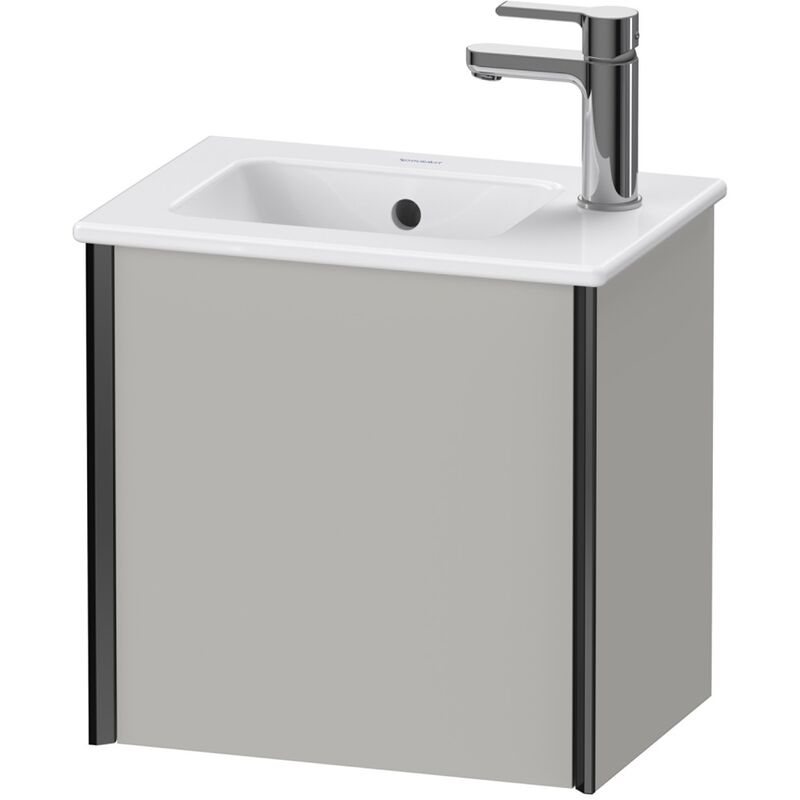 

Duravit XViu 4024 Mueble bajo lavabo mural, 1 puerta a la derecha, para lavabo ME by Starck 072343, 410x290 mm, Color (frente/cuerpo): negro mate /