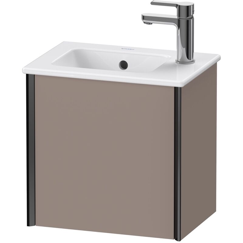 

Duravit XViu 4024 Mueble bajo lavabo mural, 1 puerta a la derecha, para lavabo ME by Starck 072343, 410x290 mm, Color (frente/cuerpo): negro