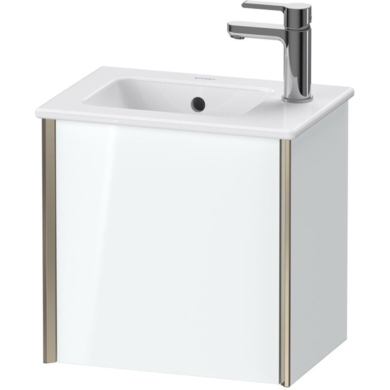 

Duravit XViu 4024 Mueble bajo lavabo mural, 1 tope de puerta a la izquierda, para lavabo ME by Starck 072343, 410x290 mm, Color (frente/cuerpo):