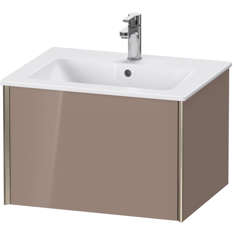 

Duravit XViu 4025 Mueble bajo lavabo mural, 1 extraíble, para lavabo ME by Starck 233663, 610x480 mm, Color (frente/cuerpo): champagne