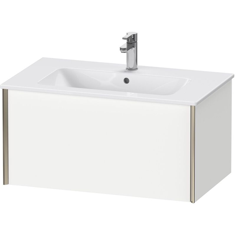 

Duravit XViu 4026 Mueble lavabo mural, 1 extraíble, para lavabo ME by Starck 233683, 234583, 234683, 810x480 mm, Color (frente/cuerpo): champagne