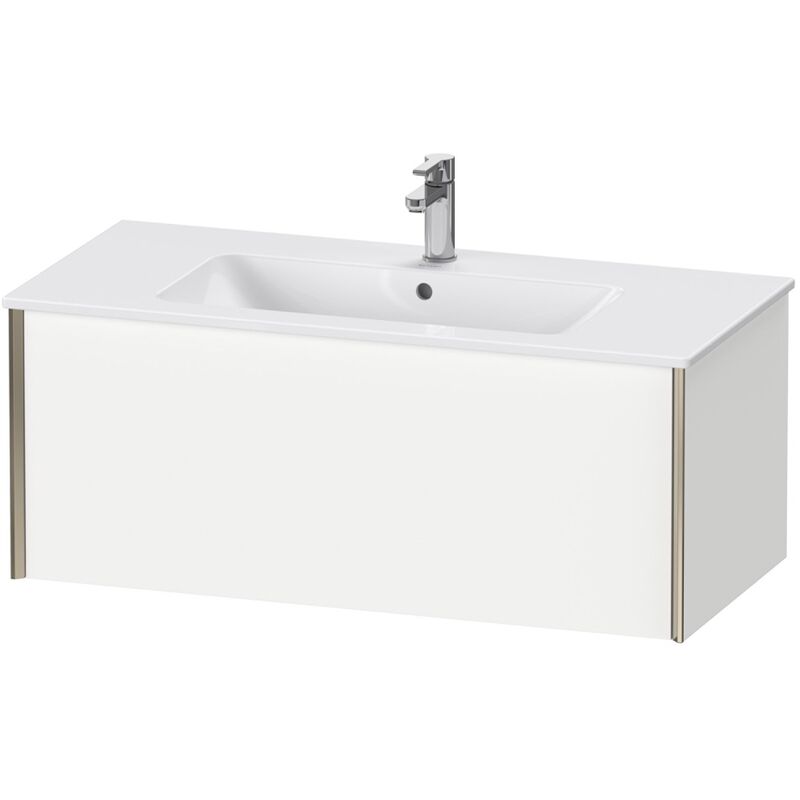 

Duravit XViu 4027 Módulo de lavabo de pared, 1 extensión, para lavabo ME by Starck 233610, 1010x480 mm, Color (frente/cuerpo): champán mate/roble