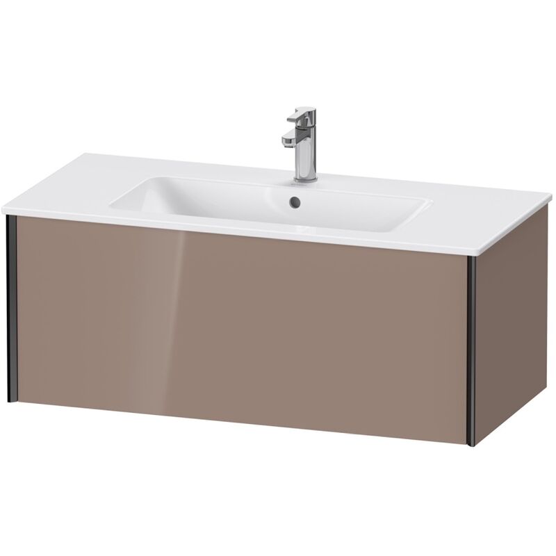 

Duravit XViu 4027 Módulo de lavabo de pared, 1 extensión, para lavabo ME by Starck 233610, 1010x480 mm, Color (frente/cuerpo): negro mate/capuchino