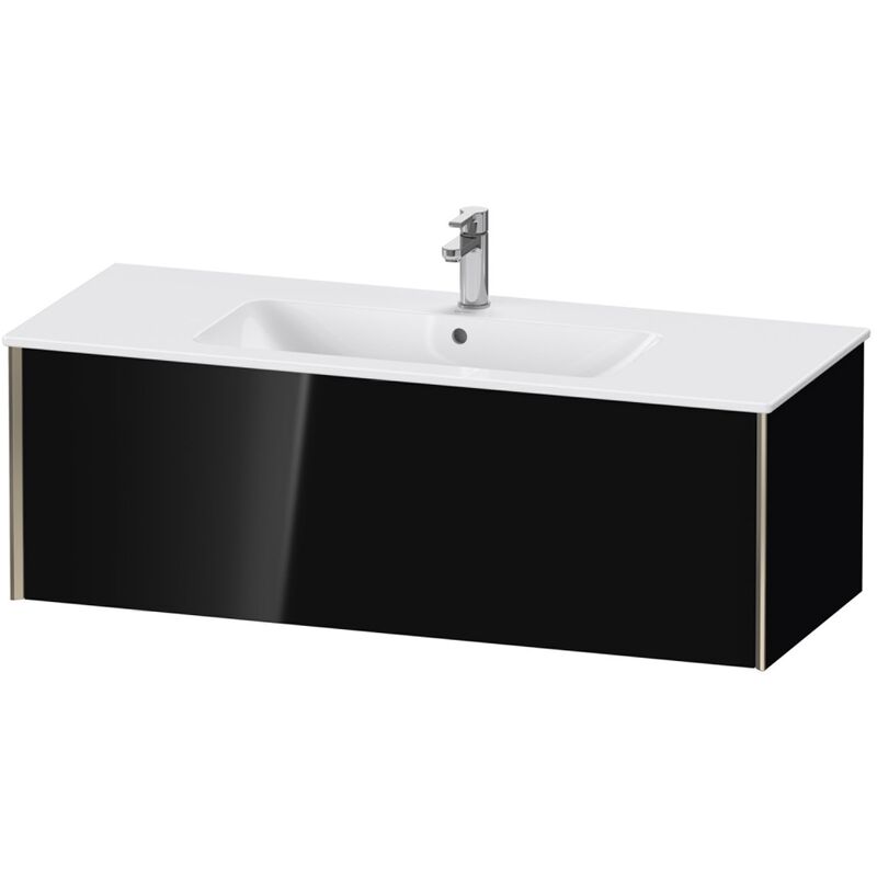 

Duravit XViu 4028 Módulo de lavabo de pared, 1 prolongación, para lavabo ME by Starck 233612, 1210x480 mm, Color (frente/cuerpo): champán mate/negro