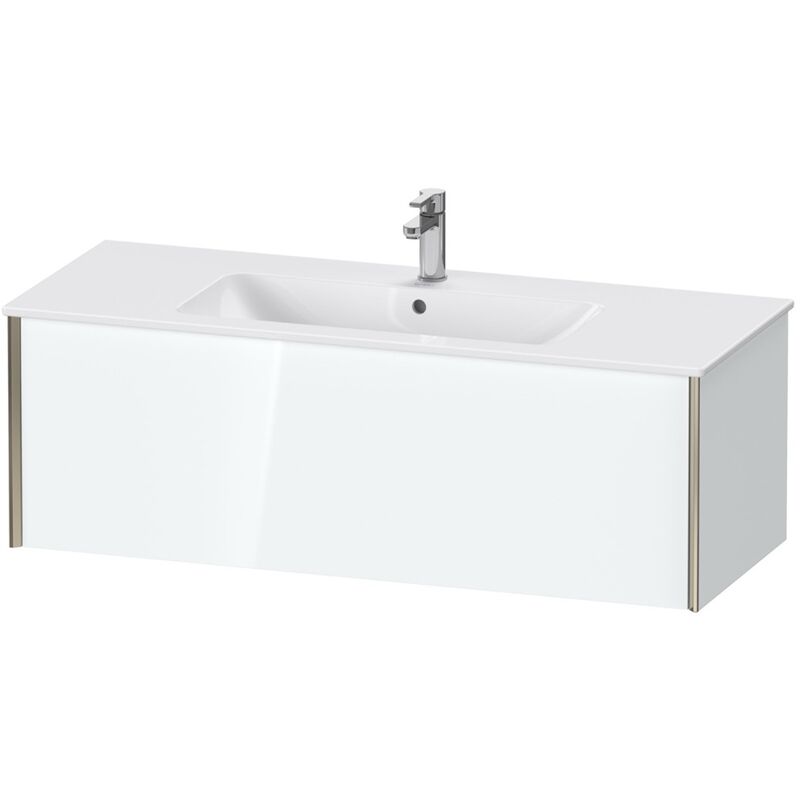 

Duravit XViu 4028 Módulo de lavabo de pared, 1 prolongación, para lavabo ME by Starck 233612, 1210x480 mm, Color (frente/cuerpo): champán mate/blanco