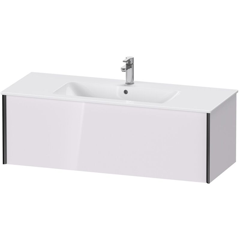 

Duravit XViu 4028 Módulo de lavabo de pared, 1 prolongación, para lavabo ME by Starck 233612, 1210x480 mm, Color (frente/cuerpo): negro mate/blanco