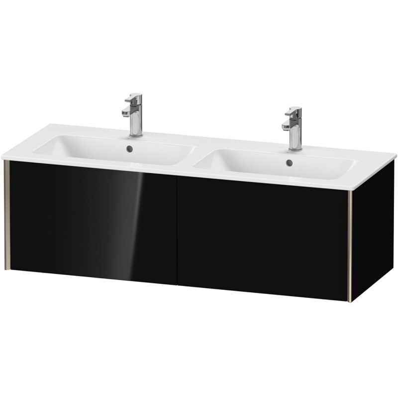 

Duravit XViu 4029 Módulo mural, 2 extraíbles, para lavabo doble ME by Starck 233613, 1280x480 mm, Color (frente/cuerpo): champán mate/negro alto