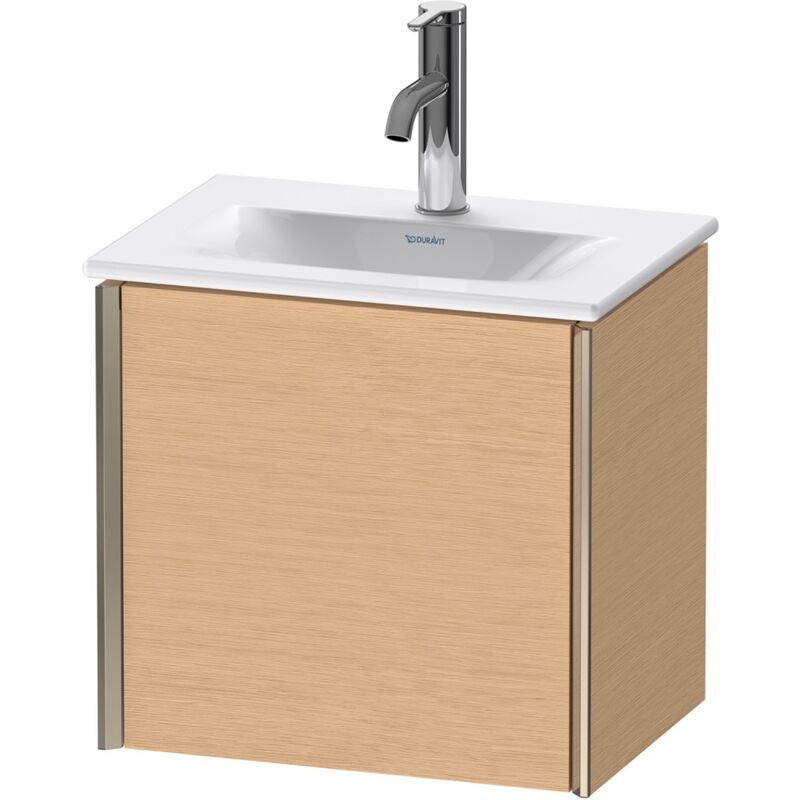 

Duravit XViu 4030 Módulo de lavabo de pared, 1 puerta a la derecha, para módulo de lavabo Viu 073345, 430x310 mm, Color (frente/cuerpo): champán mate