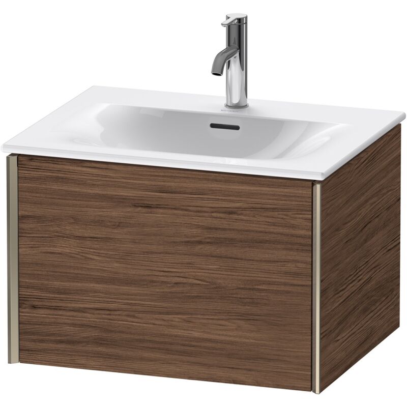 

Duravit XViu 4032 Módulo mural, 1 extraíble, para armario empotrado Viu 234463, 610x480 mm, Color (frente/cuerpo): champán mate/nogal oscuro