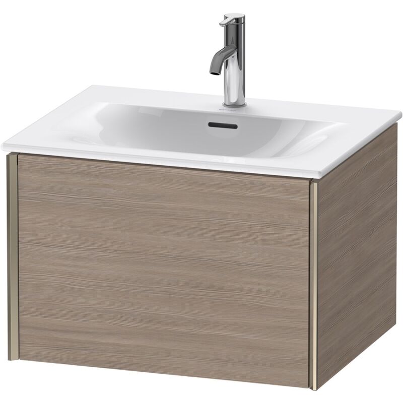 

Duravit XViu 4032 Módulo mural, 1 extraíble, para armario empotrado Viu 234463, 610x480 mm, Color (frente/cuerpo): champagne plata mate/pino