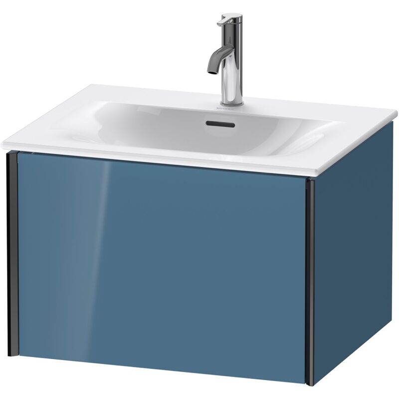 

Duravit XViu 4032 Módulo mural, 1 extraíble, para armario empotrado Viu 234463, 610x480 mm, Color (frente/cuerpo): negro mate/azul piedra hgl.