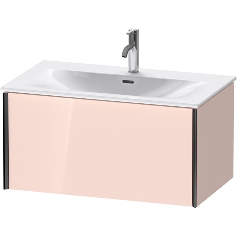 

Duravit XViu 4034 Módulo mural, 1 extraíble, para lavabo Viu 234483, 810x480 mm, Color (frente/cuerpo): negro mate/perla de ricotta hgl. - XV40340B210