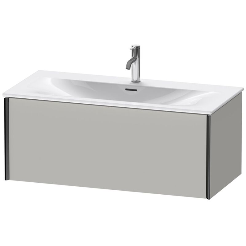 

Duravit XViu 4035 Módulo mural, 1 extraíble, para lavabo Viu 234410, 1010x480 mm, Color (frente/cuerpo): negro mate / hormigón gris mate - XV40350B207