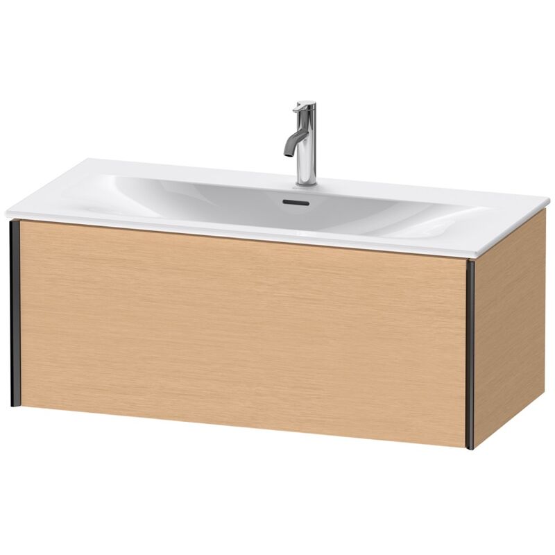 

Duravit XViu 4035 Módulo mural, 1 extraíble, para lavabo Viu 234410, 1010x480 mm, Color (frente/cuerpo): negro mate/roble cepillado - XV40350B212