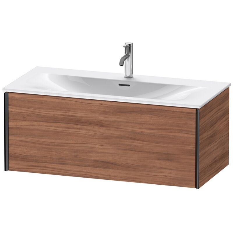 

Duravit XViu 4035 Módulo mural, 1 extraíble, para lavabo Viu 234410, 1010x480 mm, Color (frente/cuerpo): negro mate/nogal natural - XV40350B279