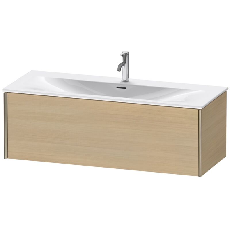 

Duravit XViu 4036 Módulo mural, 1 extraíble, para lavabo Viu 234412, 1210x480 mm, Color (frente/cuerpo): champán mate/medio roble - XV40360B171