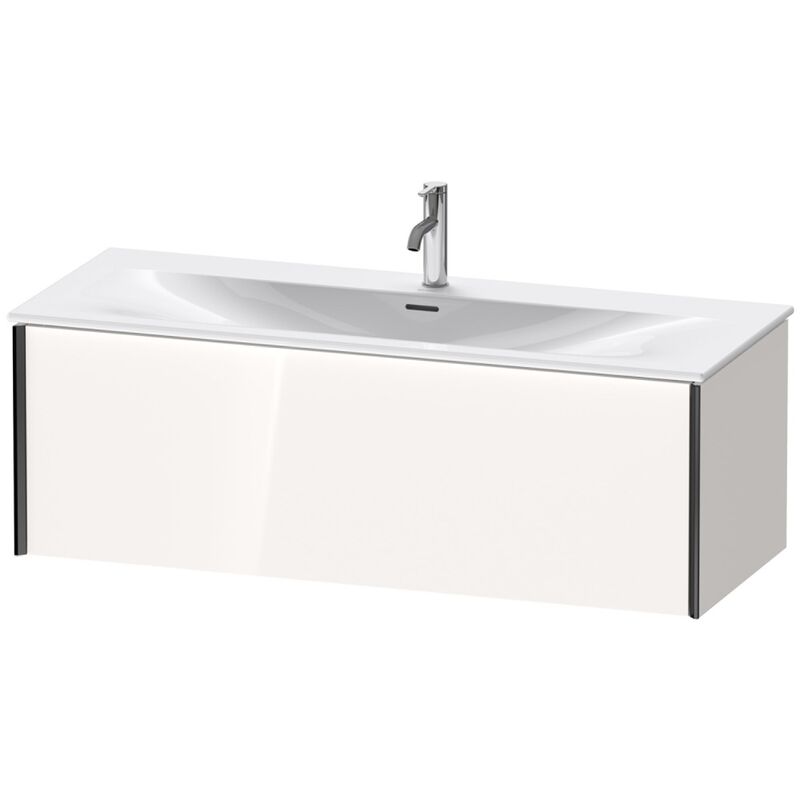 

Duravit XViu 4036 Módulo mural, 1 extraíble, para lavabo Viu 234412, 1210x480 mm, Color (frente/cuerpo): negro mate/blanco alto brillo. - XV40360B222