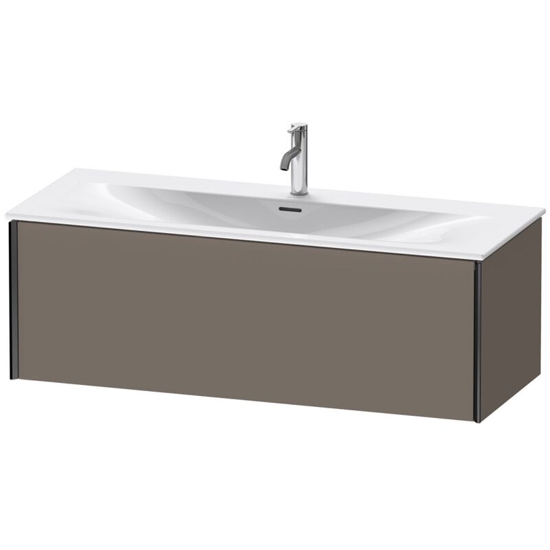 

Duravit XViu 4036 Módulo mural, 1 extraíble, para lavabo Viu 234412, 1210x480 mm, Color (frente/cuerpo): negro mate/gris claro sm. - XV40360B290