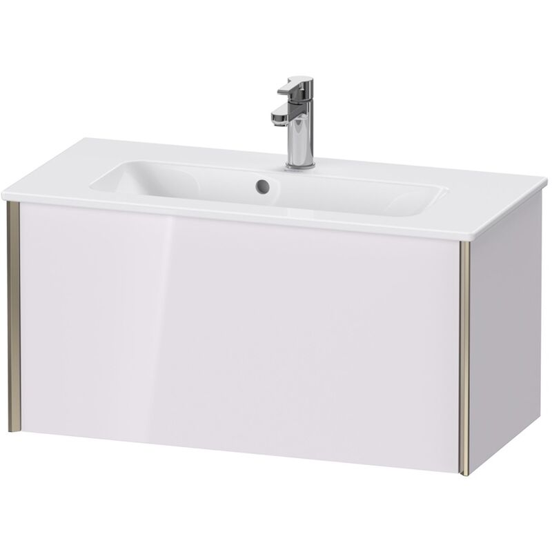 

Duravit XViu 4079 Módulo mural Compacto, 1 extraíble, para lavabo ME by Starck 234283, 810x390 mm, Color (frente/cuerpo): champán mate/blanco lila