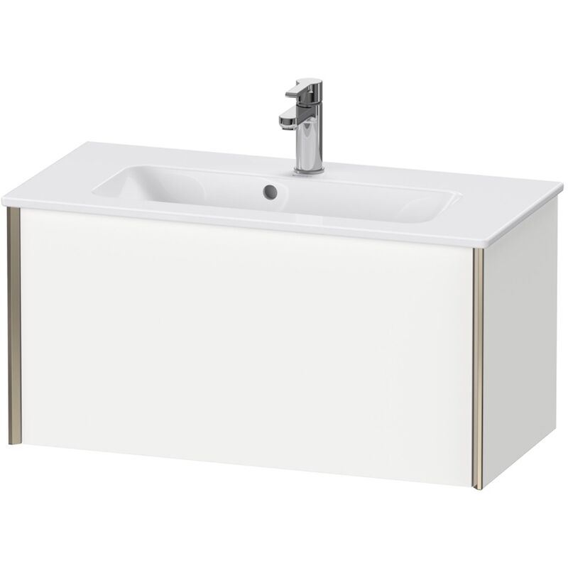 

Duravit XViu 4079 Módulo mural Compacto, 1 extraíble, para lavabo ME by Starck 234283, 810x390 mm, Color (frente/cuerpo): champán mate/castaño oscuro