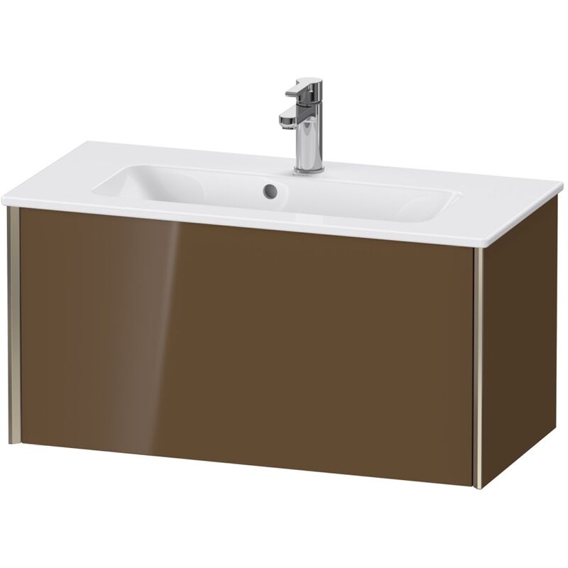 

Duravit XViu 4079 Módulo mural Compacto, 1 extraíble, para lavabo ME by Starck 234283, 810x390 mm, Color (frente/cuerpo): champán mate / marrón oliva