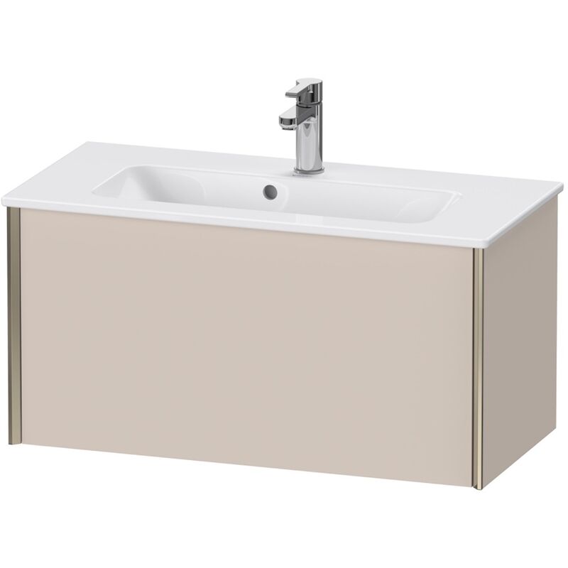 

Duravit XViu 4079 Módulo mural Compacto, 1 extraíble, para lavabo ME by Starck 234283, 810x390 mm, Color (frente/cuerpo): champán mate/taupe