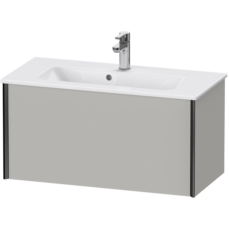 

Duravit XViu 4079 Módulo mural Compacto, 1 extraíble, para lavabo ME by Starck 234283, 810x390 mm, Color (frente/cuerpo): negro mate / hormigón gris