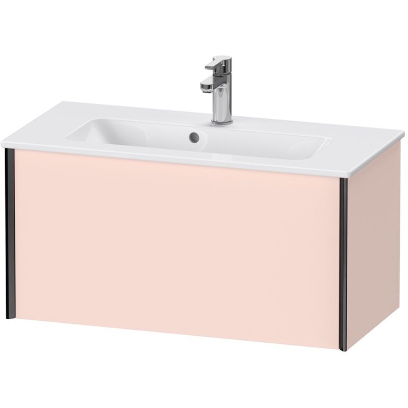 

Duravit XViu 4079 Módulo mural Compacto, 1 extraíble, para lavabo ME by Starck 234283, 810x390 mm, Color (frente/cuerpo): negro mate/perla de agriota