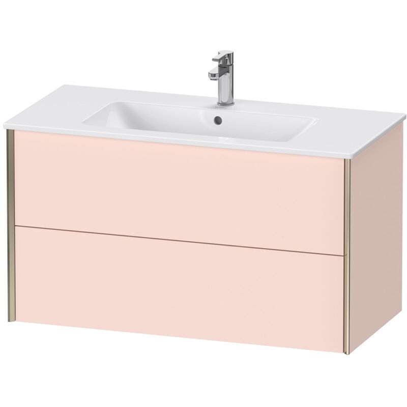 

Duravit XViu 4127 Mueble bajo encimera, 2 cajones, para lavabo ME by Starck 233610, 1010x480 mm, Color (frente/cuerpo): champán mate / perla de