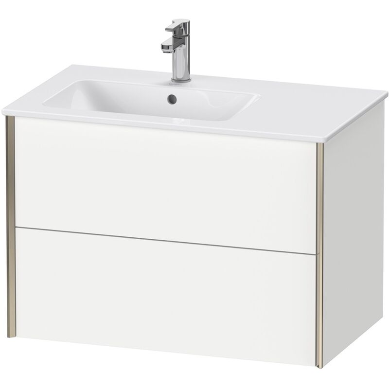 

Duravit XViu 4158 Mueble bajo lavabo mural, 2 cajones, para lavabo Me by Starck 234583 Lavabo a la izquierda, 810x480 mm, Color (frente/cuerpo):