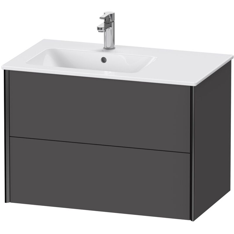 

Duravit XViu 4158 Mueble bajo lavabo mural, 2 cajones, para lavabo Me by Starck 234583 Lavabo a la izquierda, 810x480 mm, Color (frente/cuerpo):