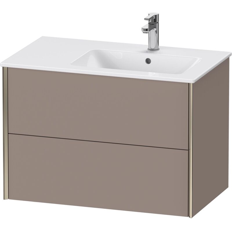 

Duravit XViu 4159 Mueble bajo lavabo mural, 2 cajones, para lavabo Me by Starck 234683 Lavabo derecho, 810x480 mm, Color (frente/cuerpo): champán