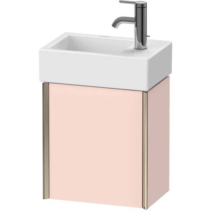 

Duravit XViu 4230L Módulo mural, 1 puerta con bisagra a la izquierda, para lavabo Vero Air 072438, 364x234 mm, Color (frente/cuerpo): champán mate /