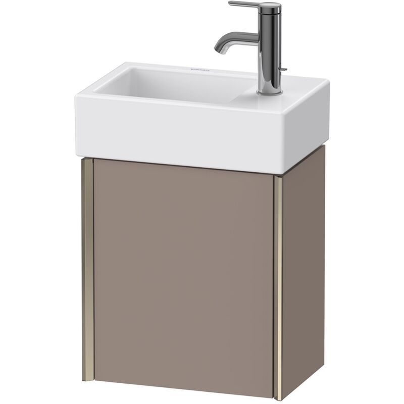 

Duravit XViu 4230L Módulo mural, 1 puerta con bisagra a la izquierda, para lavabo Vero Air 072438, 364x234 mm, Color (frente/cuerpo): champán