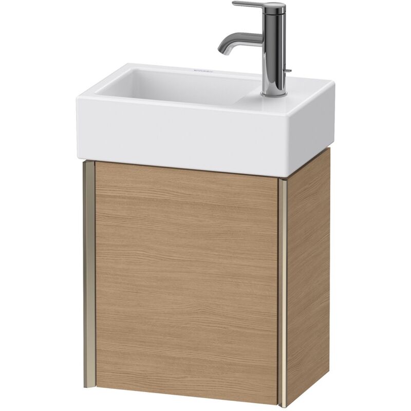 

Duravit XViu 4230L Módulo mural, 1 puerta con bisagra a la izquierda, para lavabo Vero Air 072438, 364x234 mm, Color (frente/cuerpo): champán