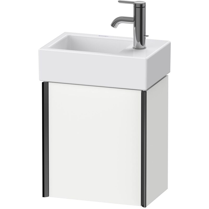 

Duravit XViu 4230L Módulo mural, 1 puerta con bisagra a la izquierda, para lavabo Vero Air 072438, 364x234 mm, Color (frente/cuerpo): negro